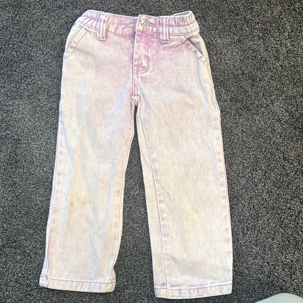 Kids Pink Jeans
